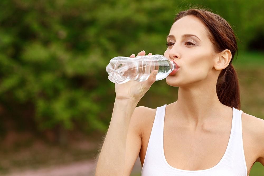 consuming water