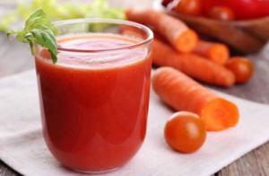 Asparagus, tomato, and carrots Juice