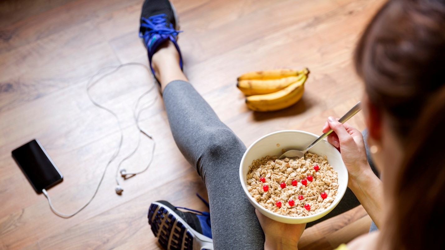 eating before exercising