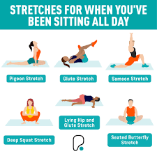 Sitting all day?All of the tension in your hips and glutes will be released by this stretch.