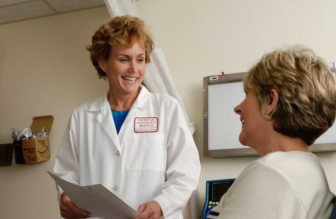 Doctor discussing vitamin B12 testing with a patient